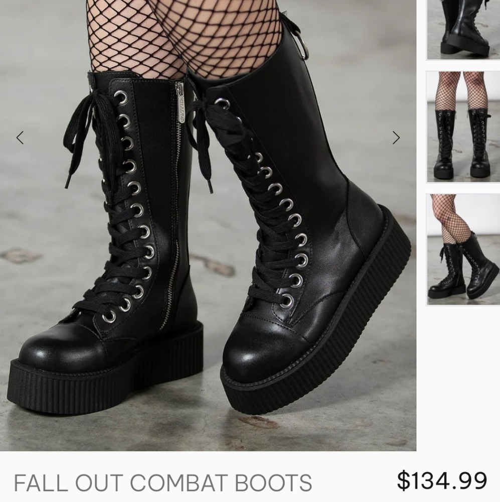 Killstar Fallout Combat Boots